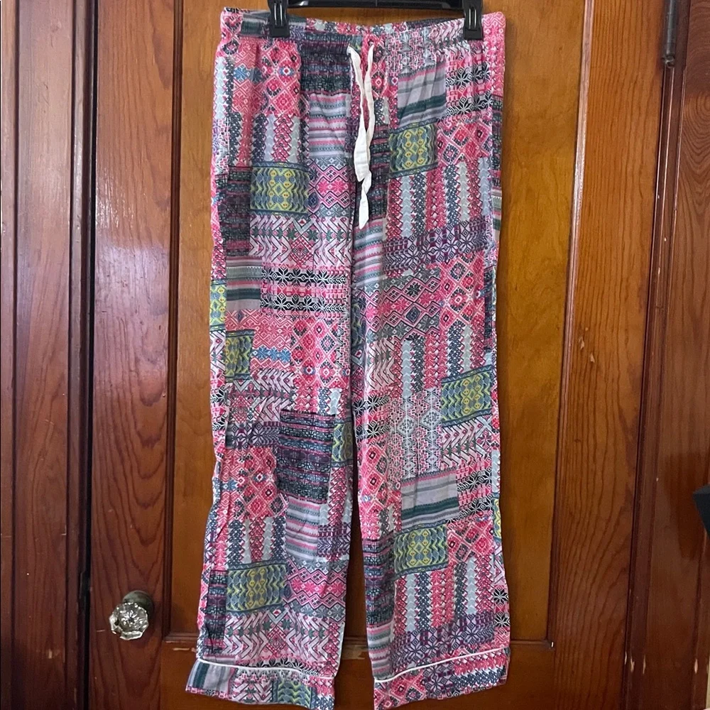 Victoria’s Secret Vintage Patchwork Pajama Pants Medium
